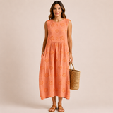 Elara | Midi Dress Bez Rękawów