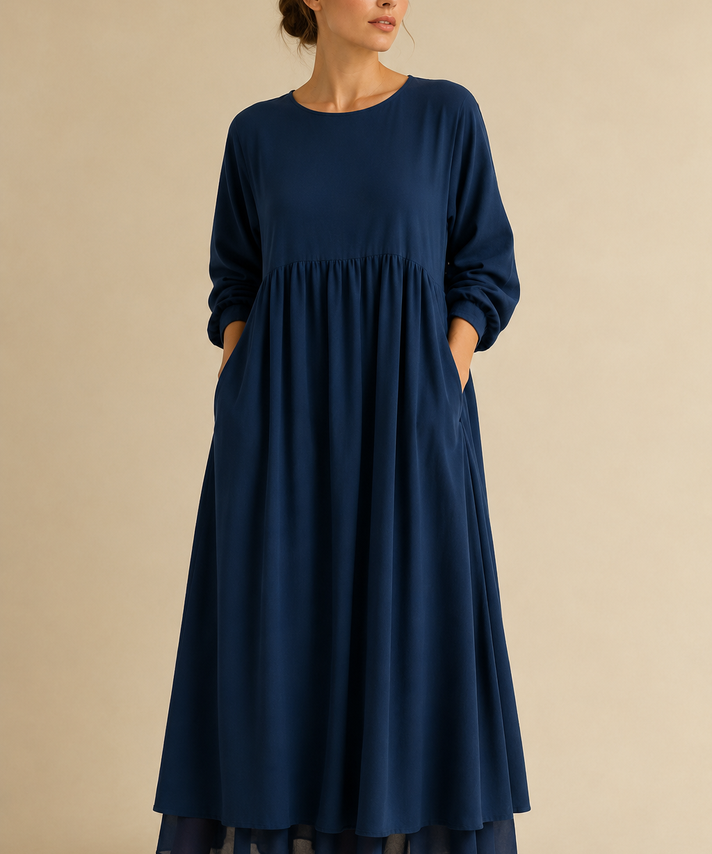 Loralya | Vestido maxi solto e elegante