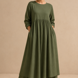 Loralya | Vestido maxi solto e elegante