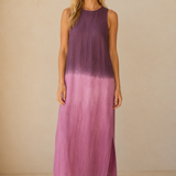Maria | Maxi sukienka w płynnych kolorach z eleganckim efektem ombre