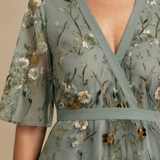 Stella | Kwiecista sukienka maxi