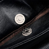 Wyszywana torba z mikrofibry z paskiem crossbody